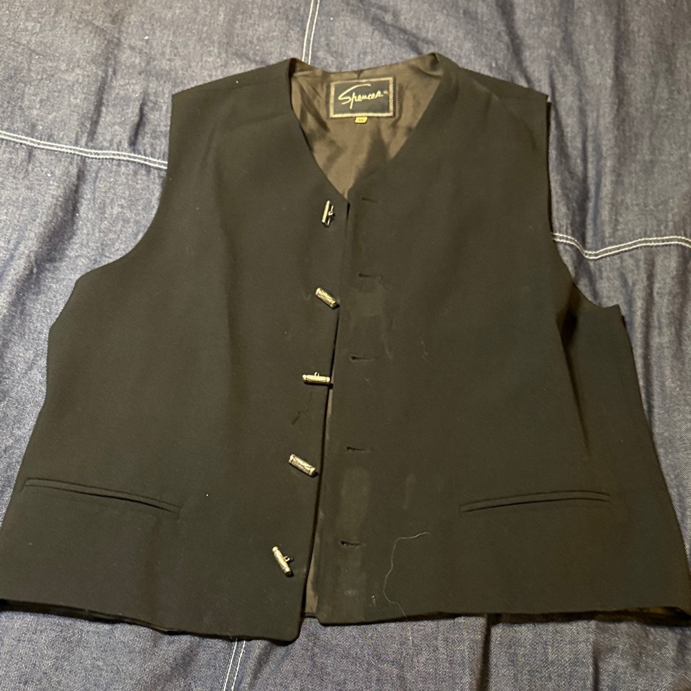 Spencer's Classic Black Men's Vest